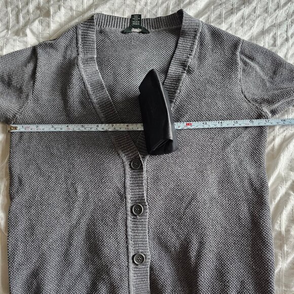 Roots Cardigan - Grey - Sz S - Picture 9 of 10